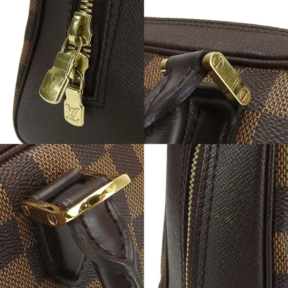 LOUIS VUITTON Brown Damier Leather Bag